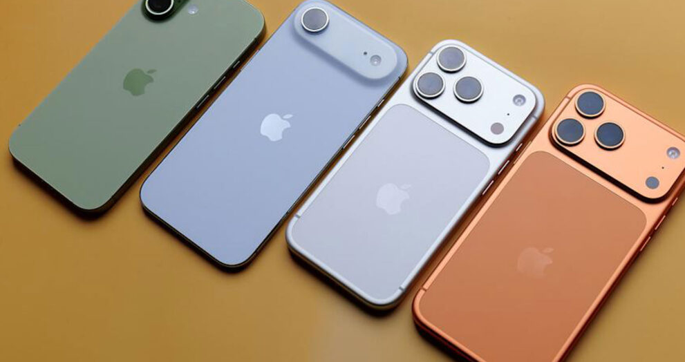 Apple event stage or iPhone 17 render