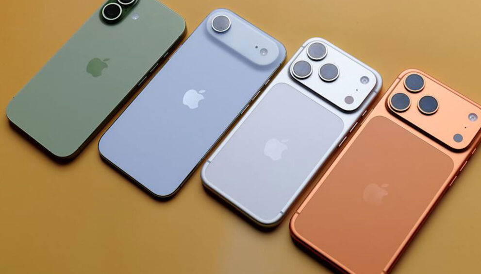 Apple event stage or iPhone 17 render