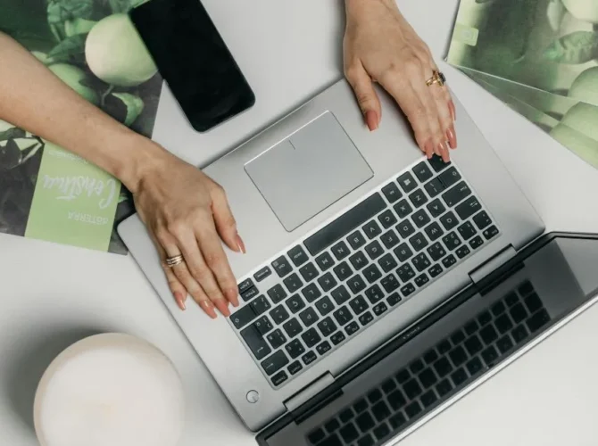 Pakistani professional earning money online using laptop and smartphone